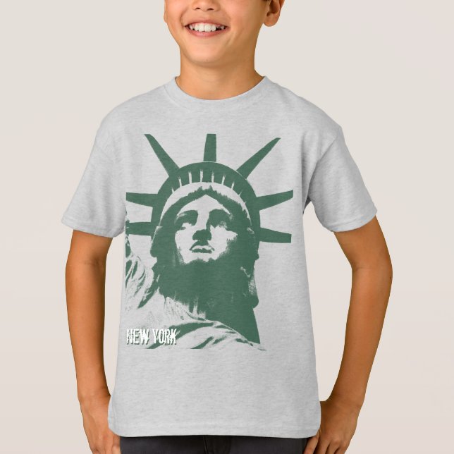 Camiseta infantil de Nueva York Estatua de la Libe (Anverso)