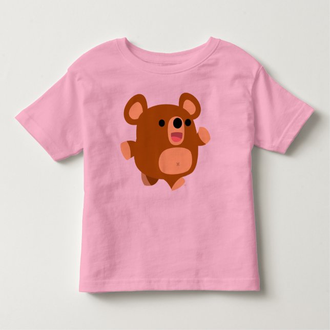 Camiseta infantil de oso lúdico Personalizado lind (Anverso)