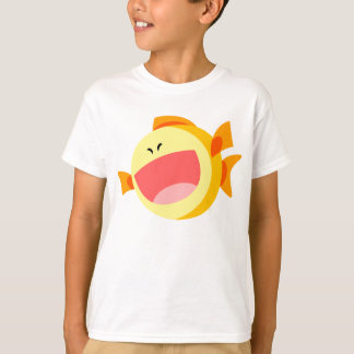 Camiseta infantil de pez de dibujos animados lindo