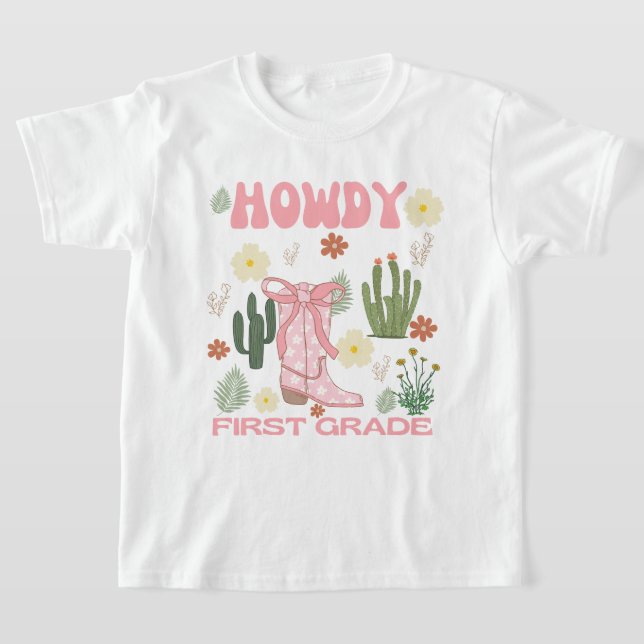 Camiseta infantil de primer grado Howdy, Camiseta  (Distribución)