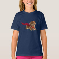 Camiseta infantil de superhéroe lindo Chow Chow