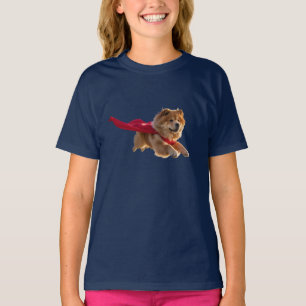 Camiseta infantil de superhéroe lindo Chow Chow
