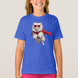 Camiseta infantil de superhéroe lindo gato persa b
