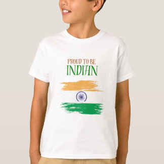 Camiseta infantil de Tricolor indio Orgulloso de s