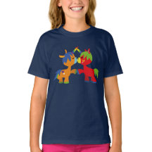 Camiseta infantil de unicornios LGBTQIA de dibujos