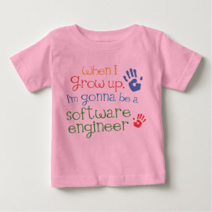 Camiseta infantil del bebé de la Software Engineer