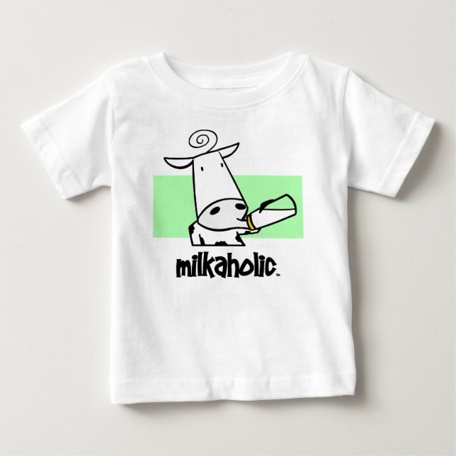 Camiseta infantil del bebé de Milkaholics (Anverso)