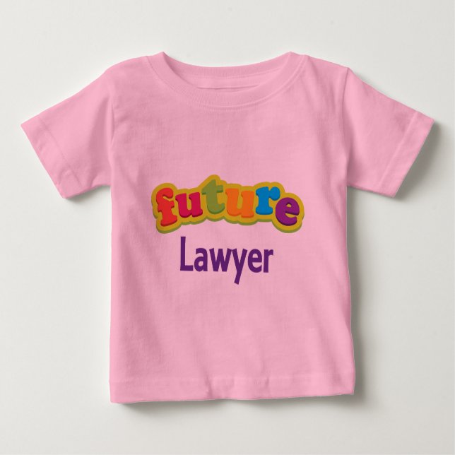 Camiseta infantil del bebé del abogado (futuro) (Anverso)