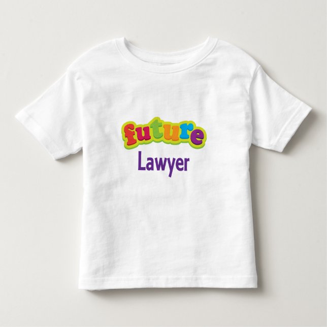 Camiseta infantil del bebé del abogado (futuro) (Anverso)