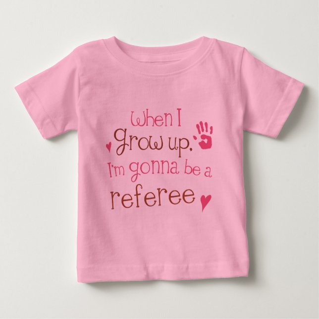 Camiseta infantil del bebé del árbitro (futuro) (Anverso)
