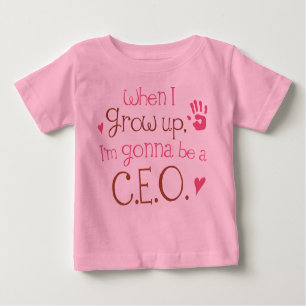 Camiseta infantil del bebé del CEO (futuro)