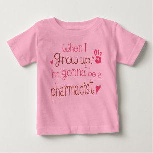 Camiseta infantil del bebé del farmacéutico