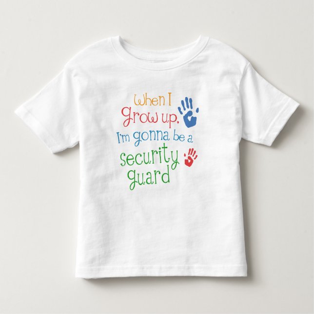 Camiseta infantil del bebé del guardia de (Anverso)