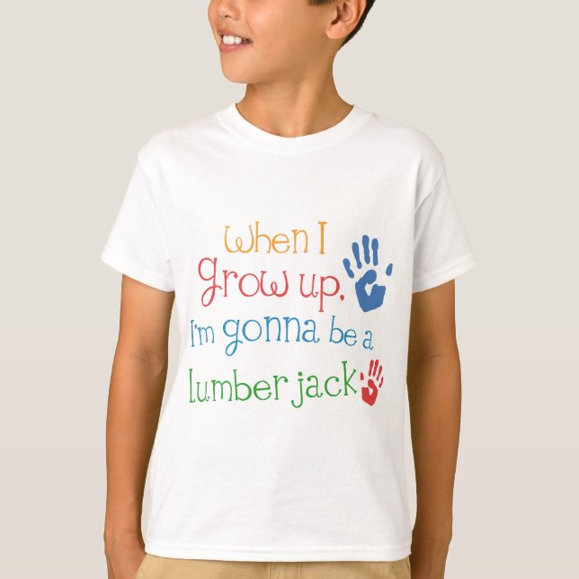 Camiseta infantil del bebé del leñador (futuro) (Anverso)