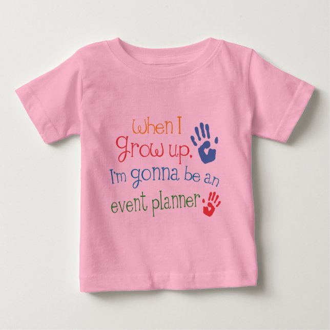 Camiseta infantil del bebé del planificador de (Anverso)