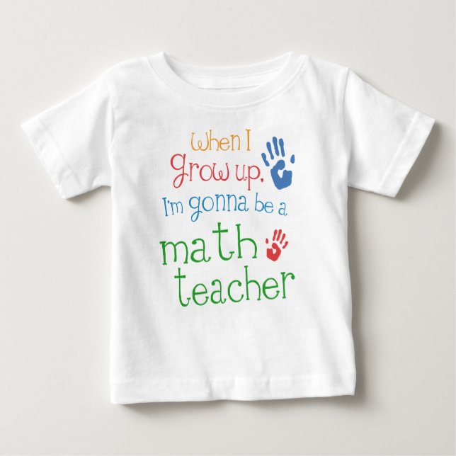 Camiseta infantil del bebé del profesor de (Anverso)
