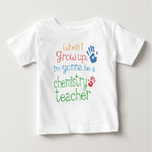 Camiseta infantil del bebé del profesor de la