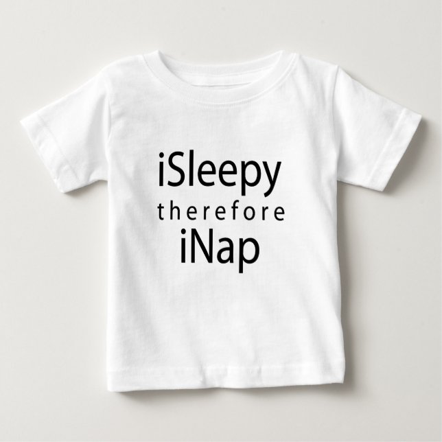 camiseta infantil del iSleepy-iNap (Anverso)