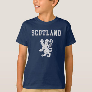 Camiseta infantil del león rampante escocés