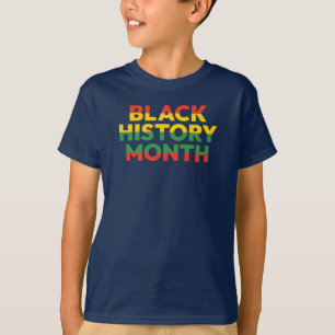 Camiseta infantil del Mes de la Historia Negra