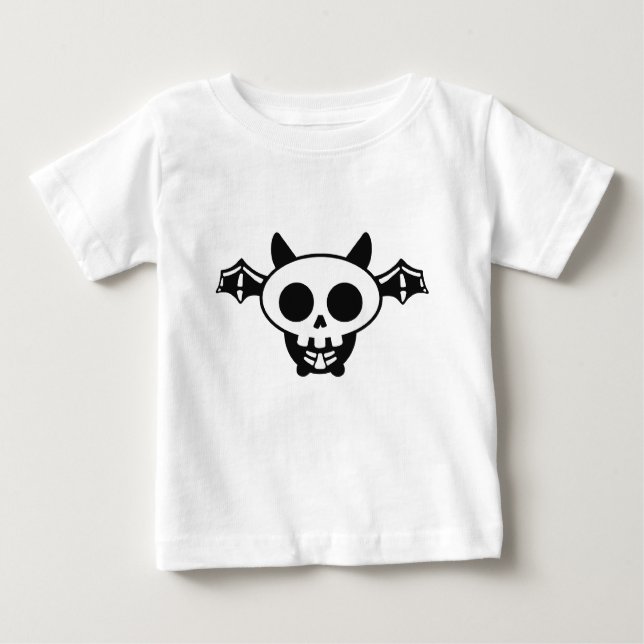Camiseta infantil del palo esquelético (Anverso)