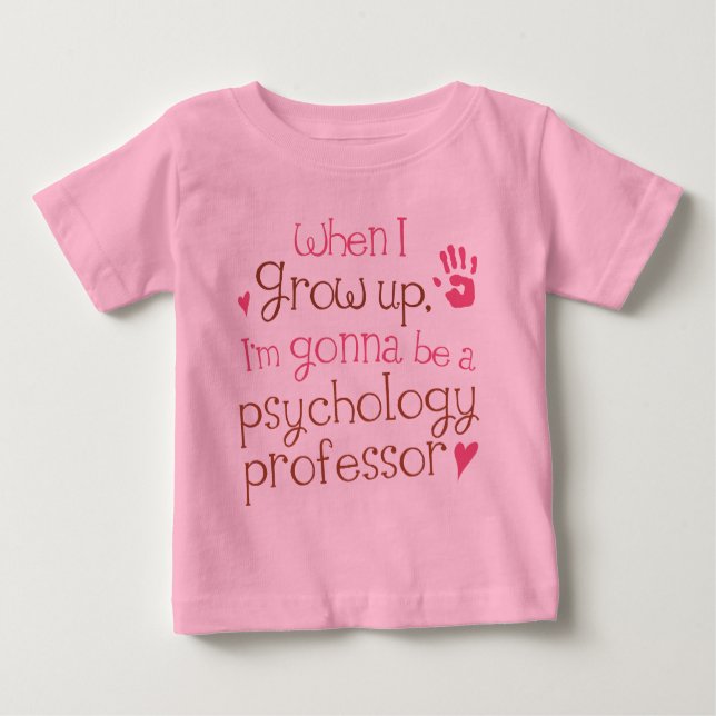 Camiseta infantil del profesor de la psicología (Anverso)