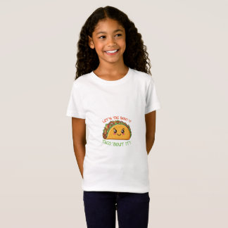 Camiseta infantil diseñada "Hablemos de ello"