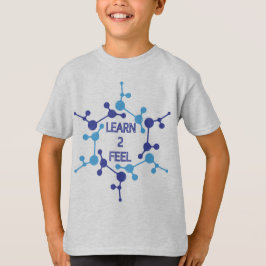 Camiseta infantil, diseño 'Learn2Feel', chico