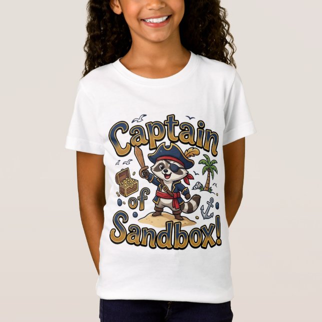 Camiseta infantil divertida de mapache lindo 'Alca (Anverso)