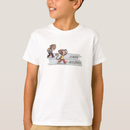 Camiseta infantil divertida: Escuela de mono lindo