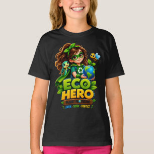 Camiseta infantil Eco Héroe Protector del Planeta