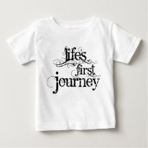 Camiseta infantil "El primer viaje de la vida"