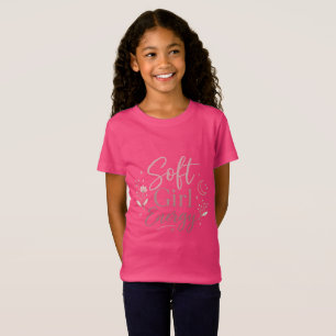 Camiseta infantil estética de energía de chica sua