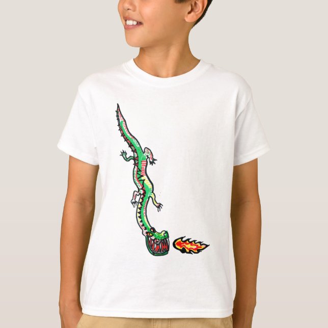 Camiseta infantil FearsomeDragon (Anverso)