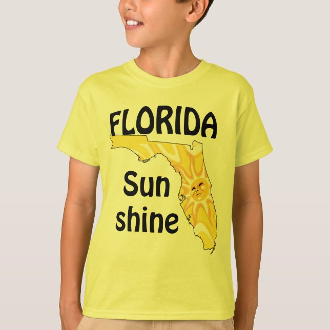 Camiseta infantil Florida Sunshine (Anverso)