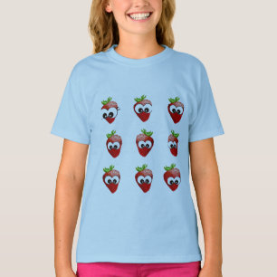 Camiseta infantil: Fresa Patch Camiseta Niños