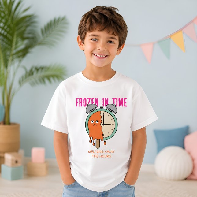 Camiseta infantil Frozen in Time Retro Popsicle (Subido por el creador)
