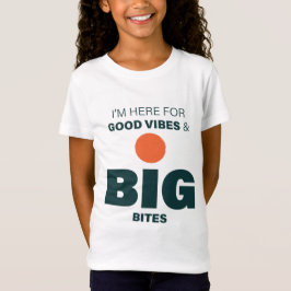 Camiseta infantil Good Vibes y Big Bites