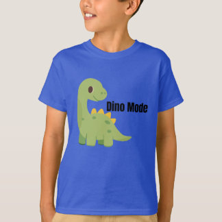 Camiseta infantil gráfica de dinosaurio en modo Di
