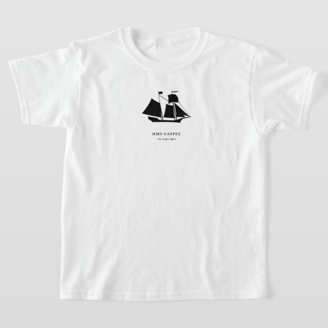 Camiseta infantil — HMS Gaspee (Distribución)