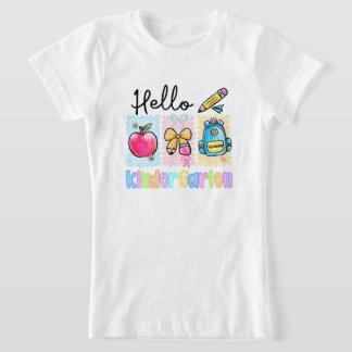 Camiseta Infantil Hola Jardín de Infancia