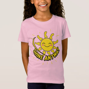 Camiseta infantil inspiradora: camiseta brillante