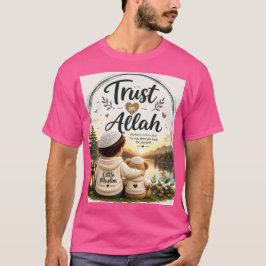 Camiseta infantil islámica Confía en Alá | Little 