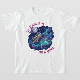 Camiseta infantil Jardín Flotante de Astronauta: S