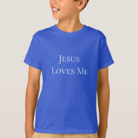 Camiseta infantil Jesús me ama