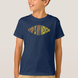 Camiseta infantil K-Pop es mi medicina Ver 1