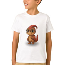 Camiseta infantil Kammli la chica Dino - De vuelta