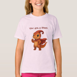 Camiseta infantil Kammli "You are a Hero"