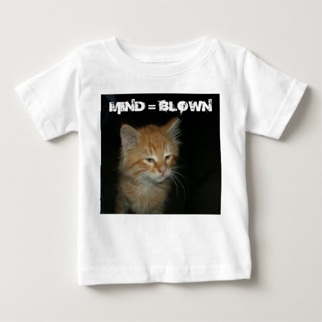 Camiseta infantil Kitty "MIND = BLOWN" (Anverso)