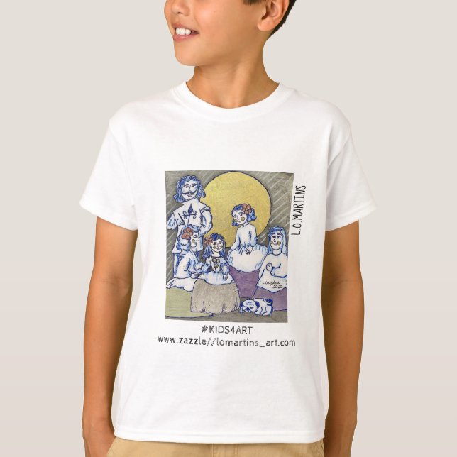 Camiseta infantil Las Ninas (Anverso)